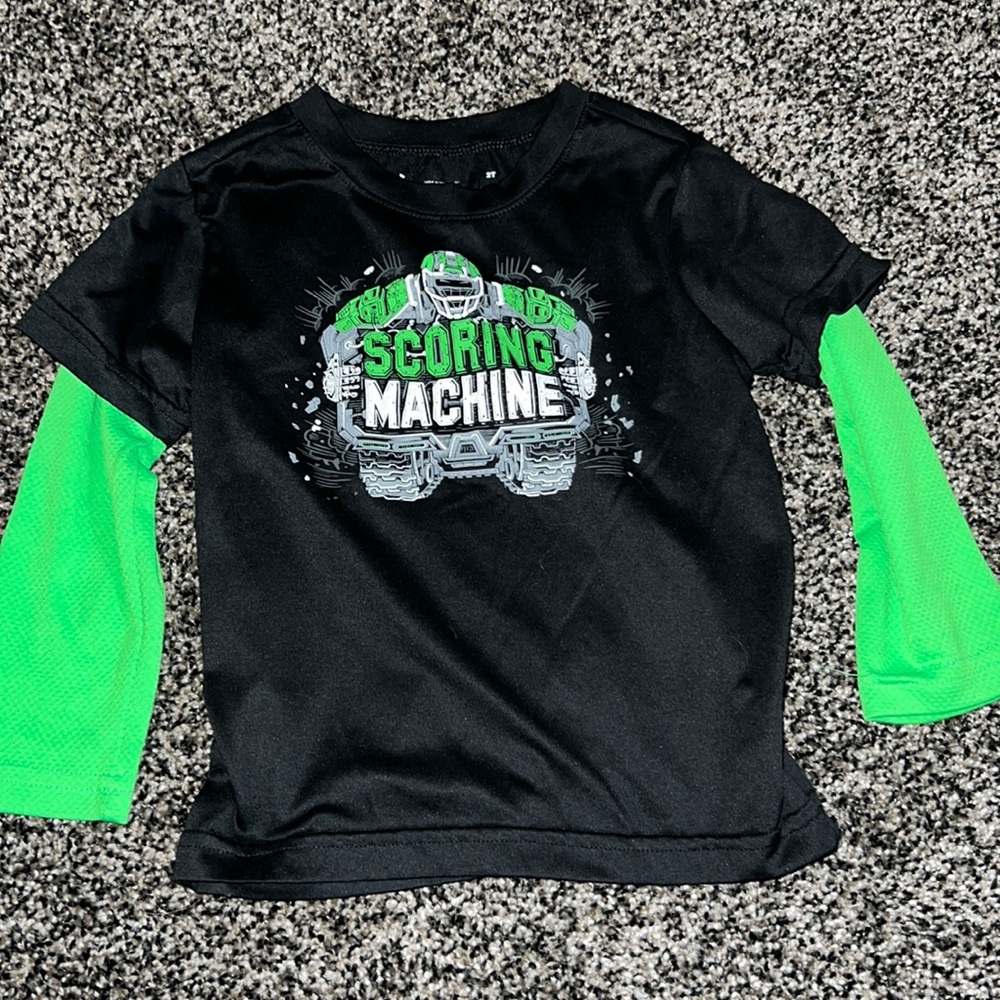 Under Armour shirt.
